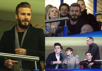 David Beckham zabrał synów na mecz (ZDJĘCIA)