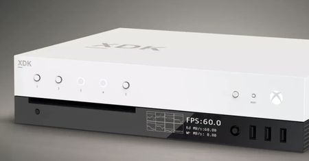 Co powiecie na licznik FPS z przodu konsoli? Tak wygląda devkit Project Scorpio
