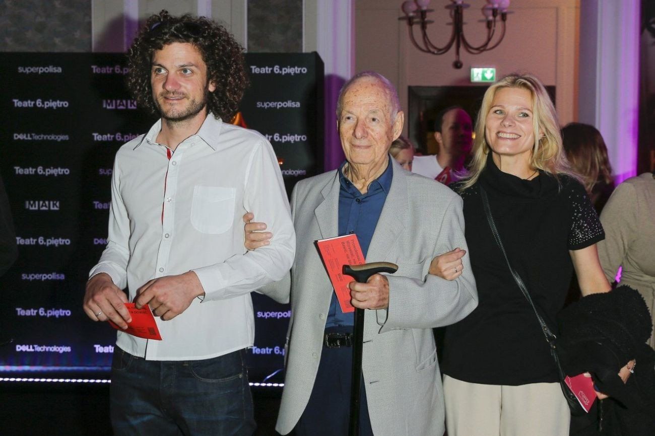 Anna Głogowska z partnerem i z ojcem Piotra Gąsowskiego