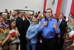 Morawiecki w Gorlicach. "Pogonimy Tuska szkodnika"