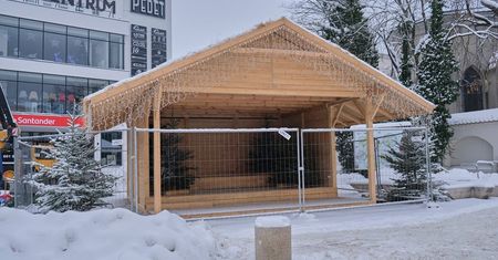 Szopka Bożonarodzeniowa stanęła w centrum Lublina. Wkrótce rozpocznie się kolędowanie