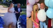 Ojczym Andziaks pozuje na ślubie youtuberki z młodą ukochaną (FOTO)