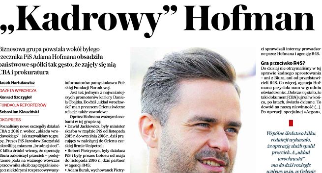 „Gazeta Wyborcza” i OKO.press: odrzucamy skandaliczne żądania agencji Adama Hofmana, to napaść na wolne media