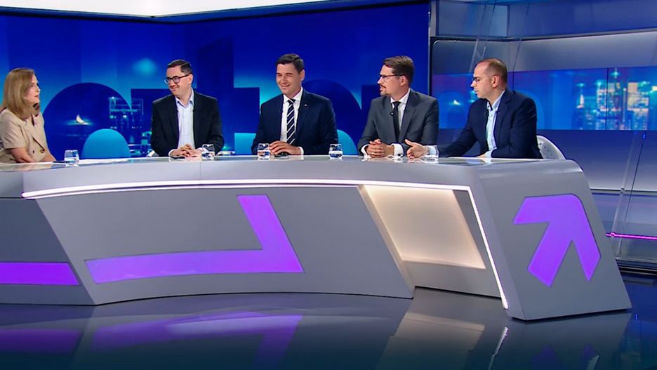 Niecodzienna sytuacja w studiu Polsat News