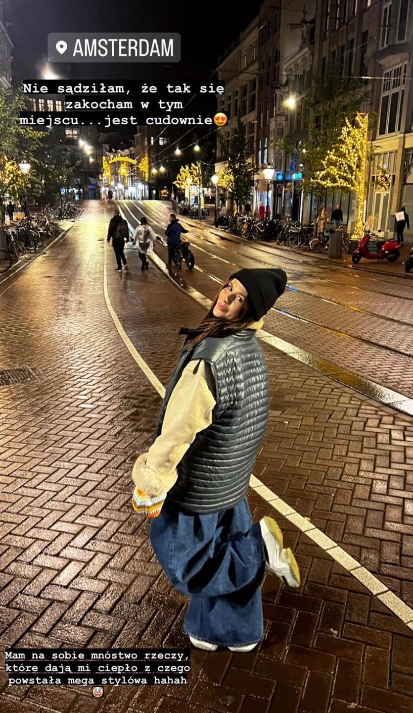 Roksana Węgiel z Kevinem w Amsterdamie