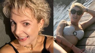 Magdalena Narożna wygina się w bikini na mazurskim pomoście (ZDJĘCIA)