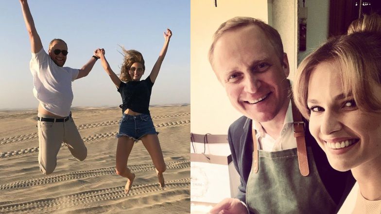 Piotr Adamczyk chwali się zdjęciem slubnym