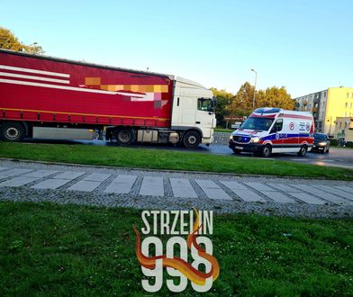 Śmiertelne potrącenie w Strzelinie. TIR przejechał starszą kobietę