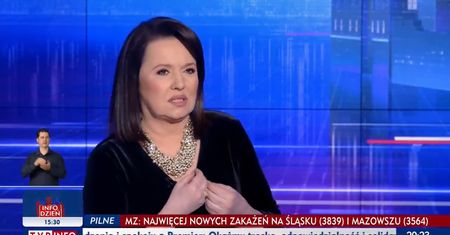 Gościem TVP był znany artysta. Holecka rozmawiała z nim po włosku