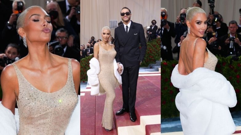Gala MET 2022. Kim Kardashian bryluje na czerwonym dywanie w sukni Marilyn Monroe