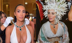 Kim Kardashian w naszyjniku Elizabeth Taylor. Jego cena nie mieści się w głowie