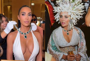 Kim Kardashian w naszyjniku Elizabeth Taylor. Jego cena nie mieści się w głowie