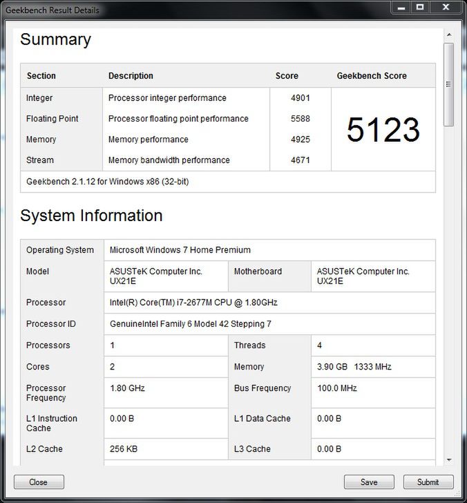 Asus Zenbook UX21E – żyletka z Core i7 [test] 25