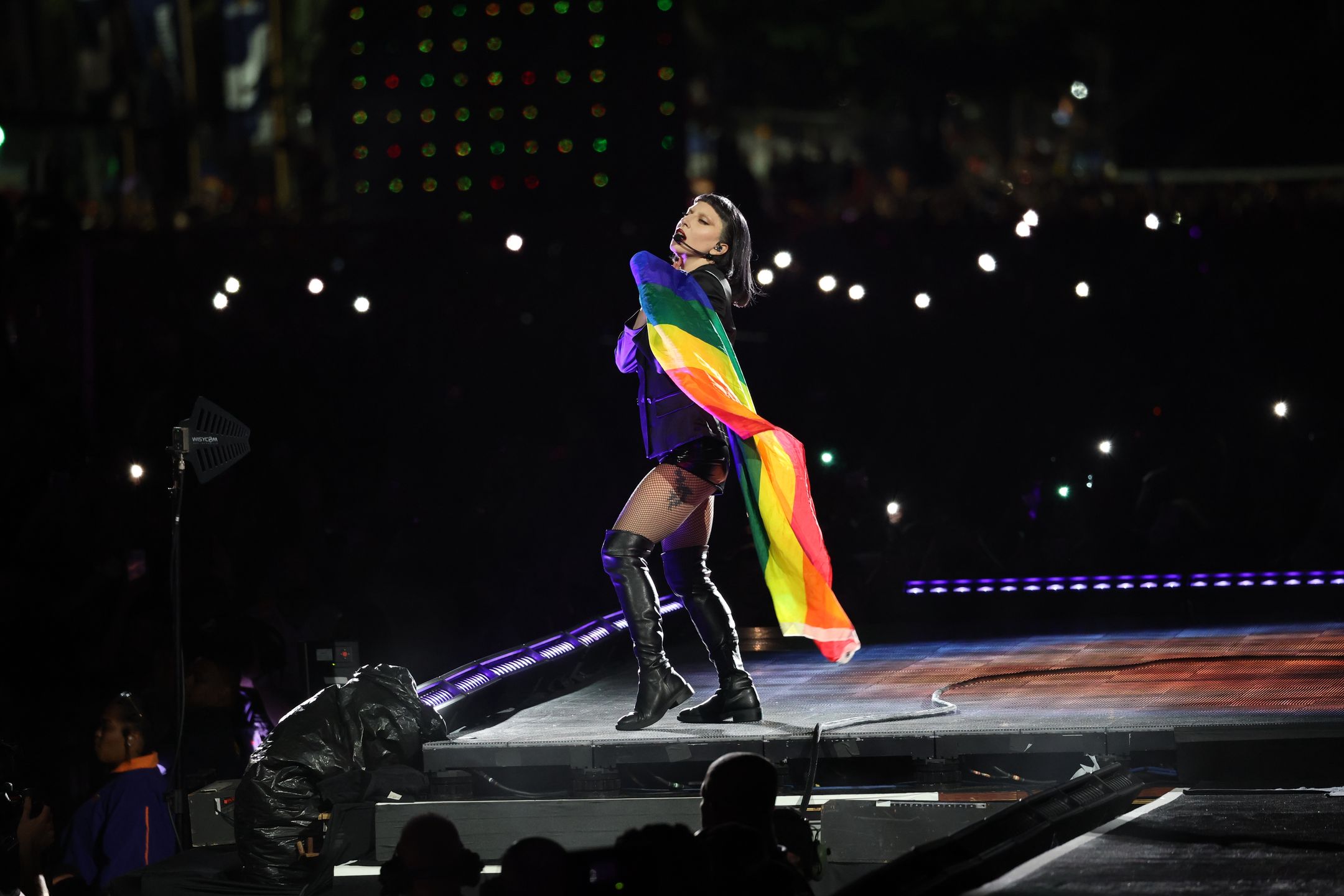 Lady Gaga MAYHEM On The Beach: Rio de Janeiro, Brazil
RIO DE JANEIRO, BRAZIL - MAY 3: Lady Gaga performs at Copacabana Beach on May 3, 2025 in Rio de Janeiro, Brazil.  (Photo by Kevin Mazur/WireImage for Live Nation)
Kevin Mazur