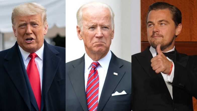 Leonardo DiCaprio śledził wieczór wyborczy z prywatnego boiska do koszykówki