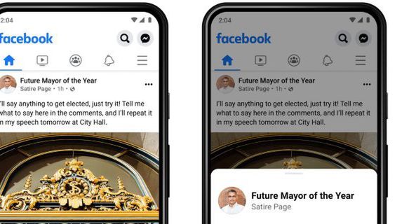 Facebook szykuje dodatkowe oznaczenia postów. Będą informować o treściach satyrycznych