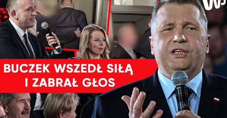 Sceny na spotkaniu z Czarnkiem. Polityk Konfederacji wszedł siłą