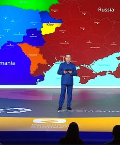 Miedwiediew w szale. Dokonał rozbioru Ukrainy. Pokazał mapę