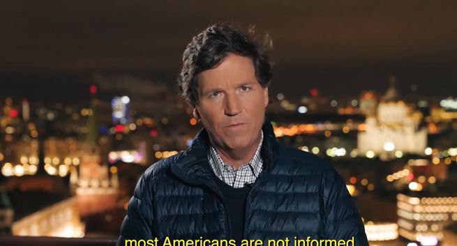 Tucker Carlson poleciał do Moskwy na wywiad z Putinem