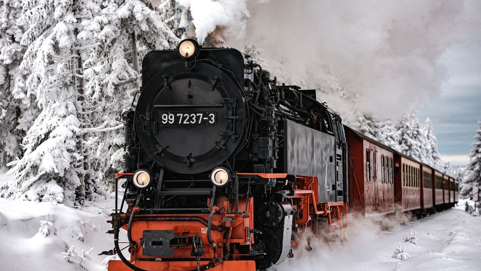 Zimowa przygoda pociągiem przez Alpy