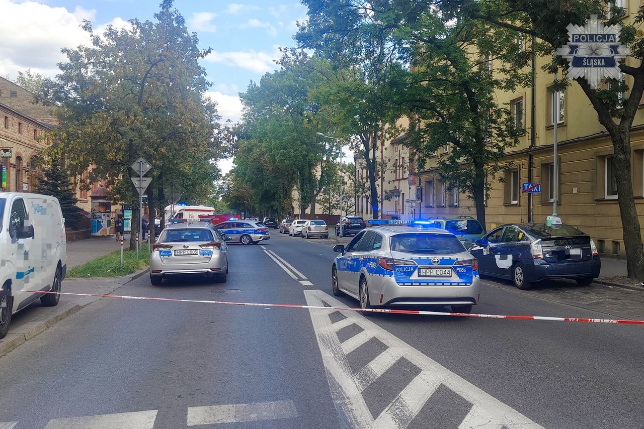 Atak nożownika w Chorzowie. Zaatakowany mężczyzna nie żyje