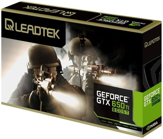 Leadtek WinFast GTX650Ti BOOST 2G O.C karta graficzna zdjęcie opakowanie