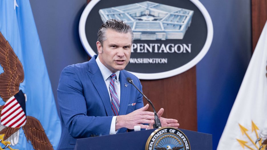 Temporary
Defense Secretary Pete Hegseth speaks during a news conference at the Pentagon, Thursday, June 26, 2025 in Washington. (AP Photo/Kevin Wolf)
Kevin Wolf