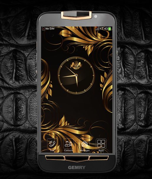 GEMRY R12 to smartfon za 18 tysięcy złotych z diamentami, skórą rekina i... Androidem 4.1 3