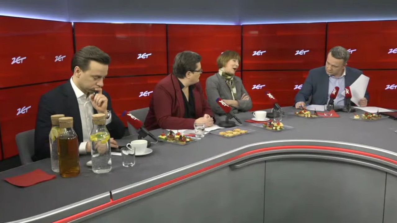 Fragment programu w radiu ZET