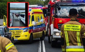 Szokujące nagranie z A4. Jechali korytarzem życia pod prąd