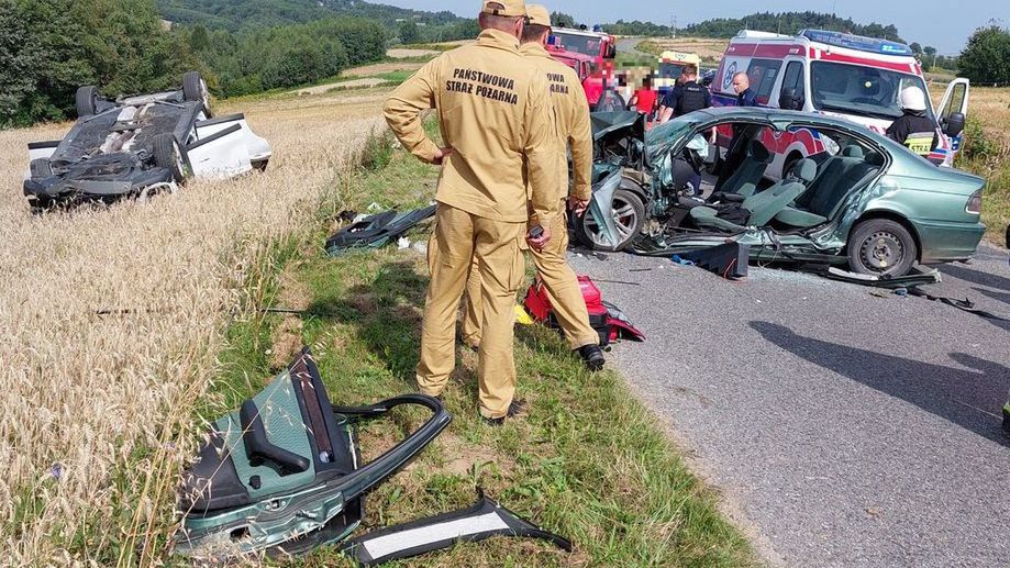 Tragiczny wypadek na Podkarpaciu. Nie żyje 22-latek