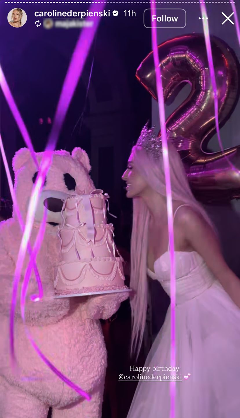 23. urodziny Caroline Derpienski