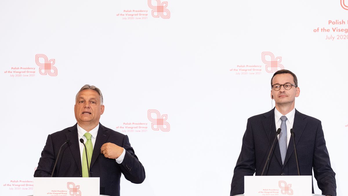 Na zdjęciu Viktor Orban i Mateusz Morawiecki