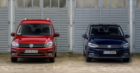 Volkswagen Caddy (2015) i Touran (2015) – zdjęcia