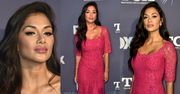 Nicole Scherzinger zadziera nosa w różowych koronkach