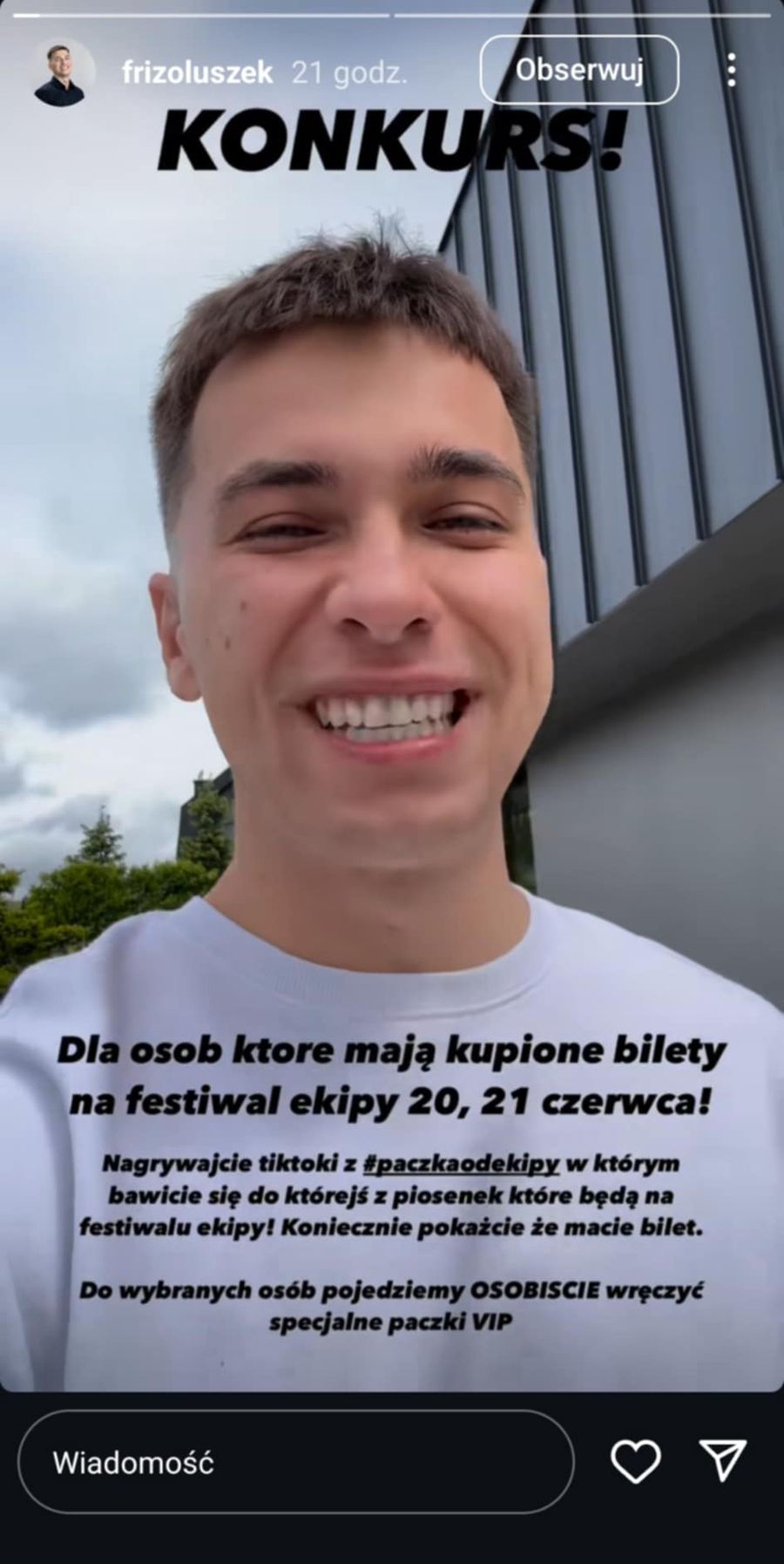 Friz ogłasza konkurs. Zatańcz z biletem i spotkaj się z youtuber