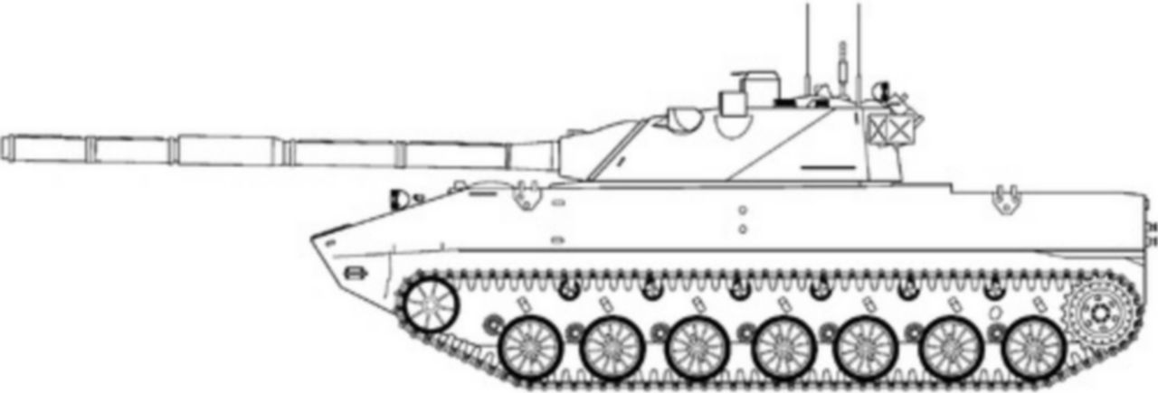 Czołg lekki/niszczyciel czołgów 2S25 Sprut-SD
