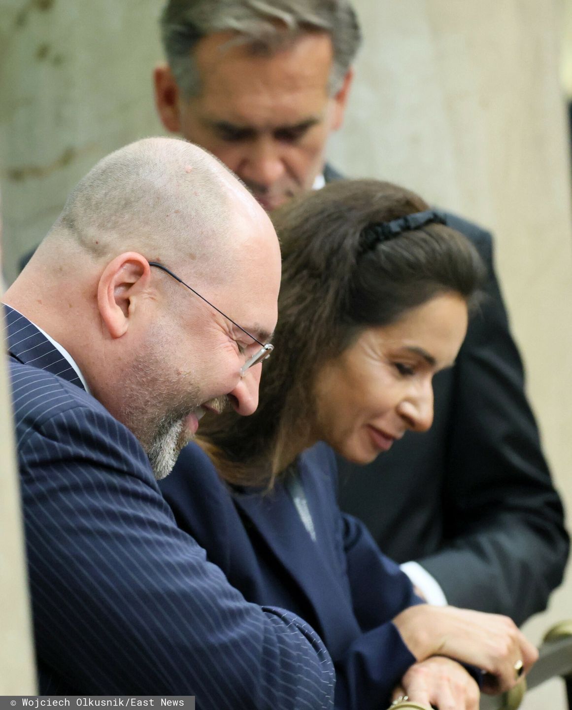 Marta Kaczyńska i Adam Bielan