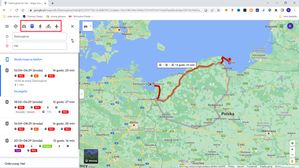 Google Maps: wybieramy rodzaj transportu