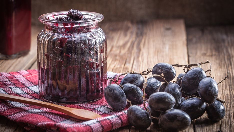 Dark grape jam
