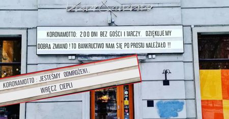 Restauracja znanego dziennikarza upada. "Wytrzymamy jeszcze trzy tygodnie"