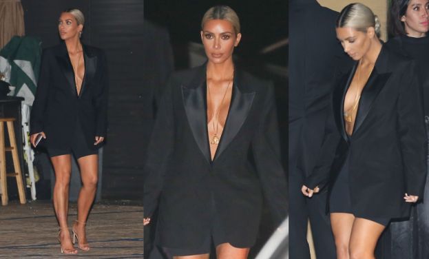 Półnaga Kim Kardashian chwali się ciałem w Malibu