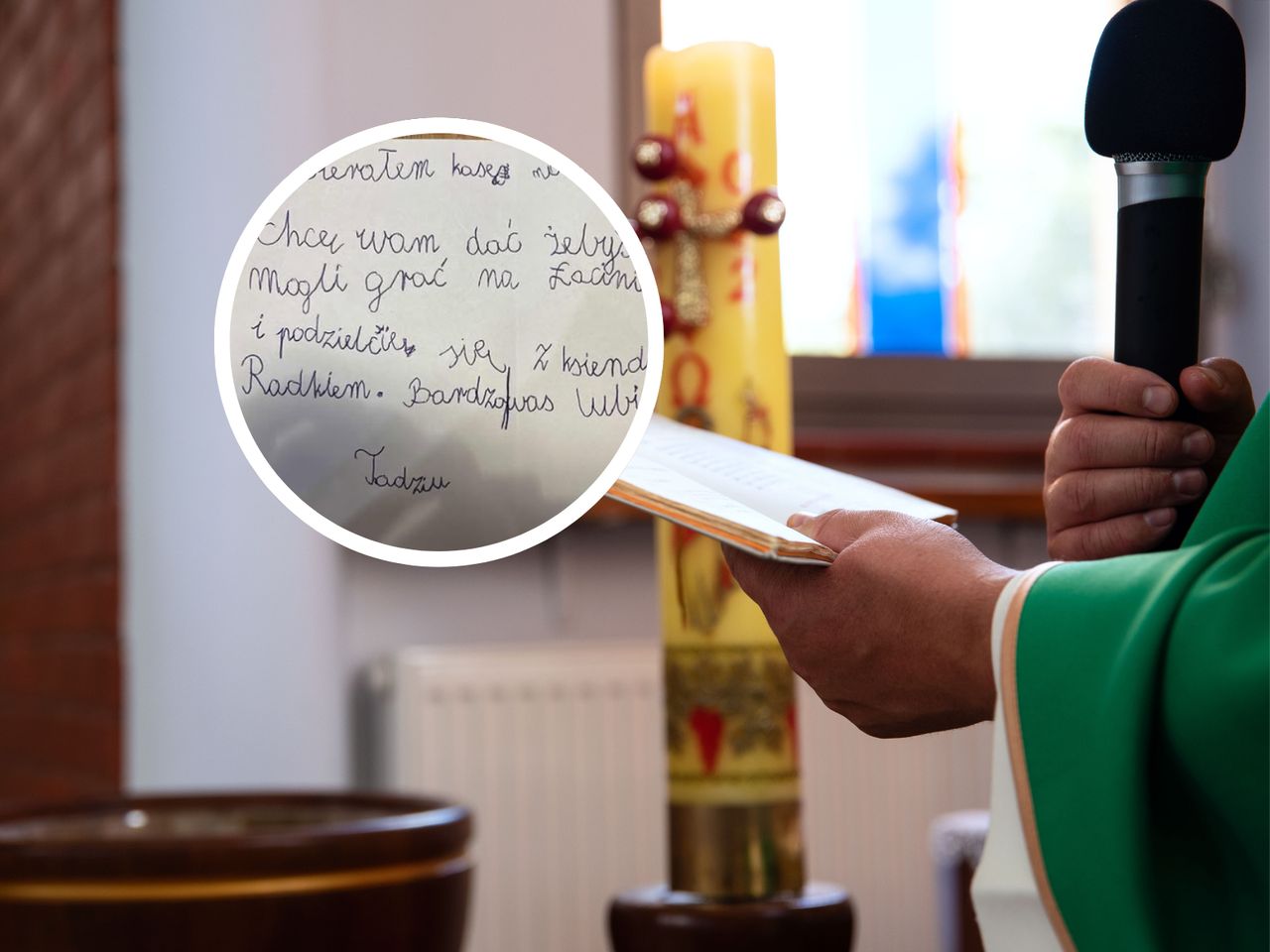 Chłopiec postanowił podzielić się pieniędzmi z komunii