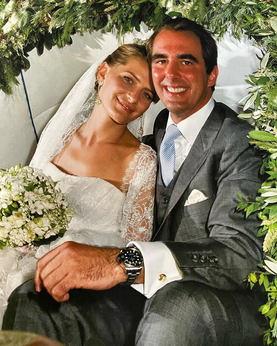 książę Nicolas i księżna Tatiana w dniu ślubu 