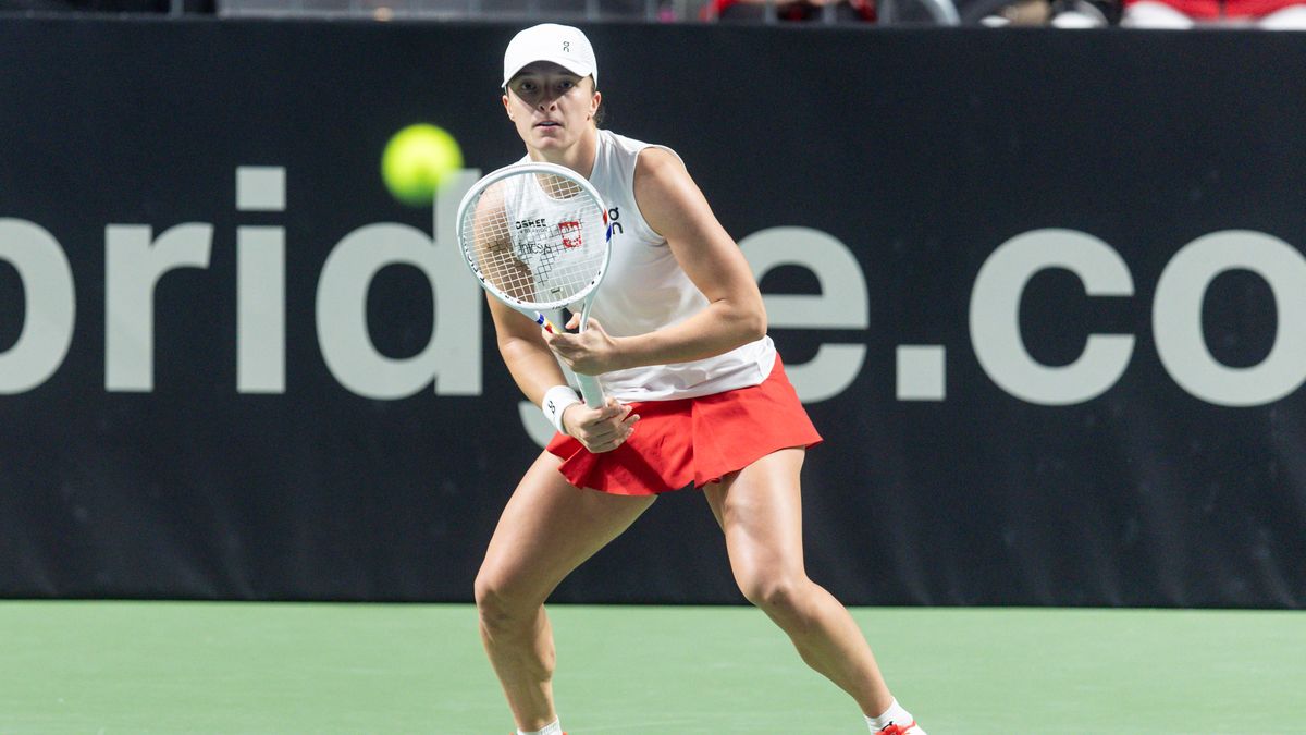 Iga Świątek w barwach narodowych