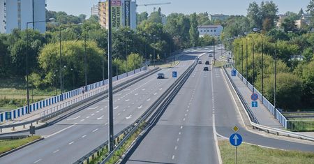 Zamkną dwie łącznice na wiadukcie Poniatowskiego w Lublinie. Wszystko przez awarię kanalizacji