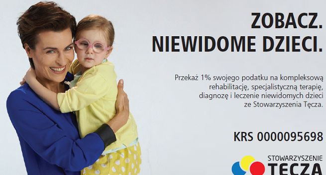 Danuta Stenka w kampanii „Zobacz. Niewidome dzieci” (wideo)