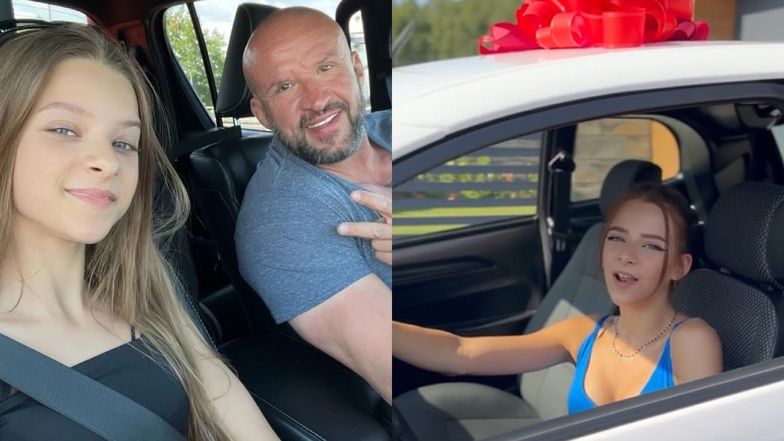 Tomasz Oświeciński kupił 14-letniej córce PIERWSZY SAMOCHÓD