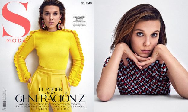 15-letnia Millie Bobby Brown pozdrawia z kolejnej modowej okładki