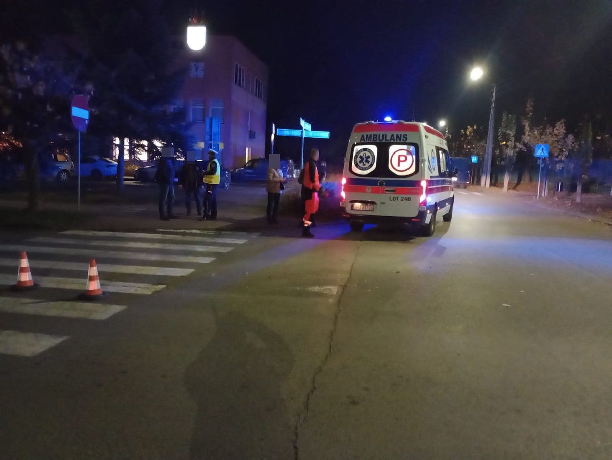 Ryki: Potrącenie 75-letniej pieszej. Kobieta trafiła do szpitala